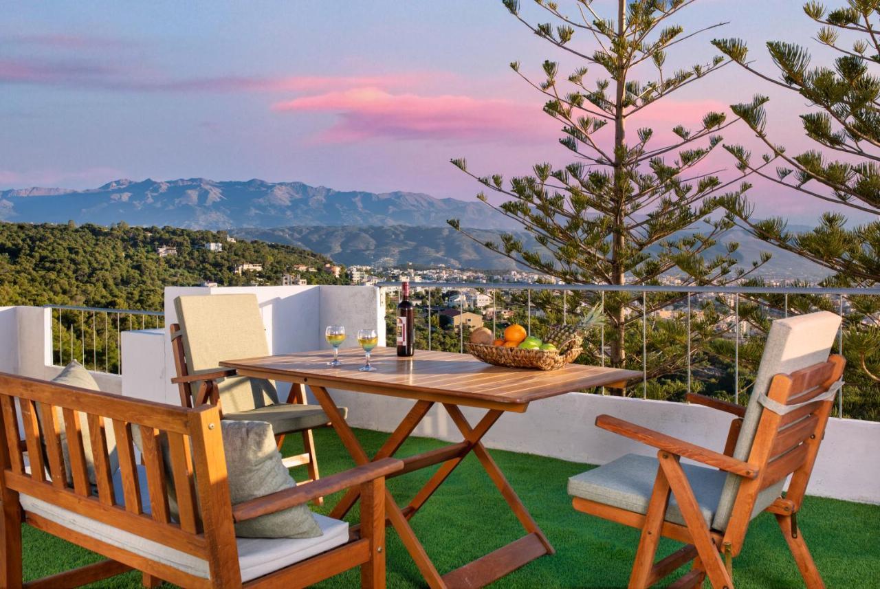 Sunset Home With Sea View Chania  ภายนอก รูปภาพ