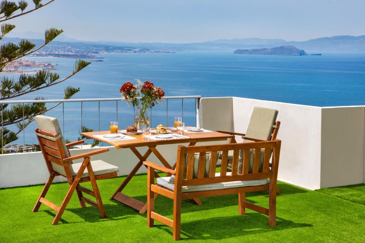 Sunset Home With Sea View Chania  ภายนอก รูปภาพ