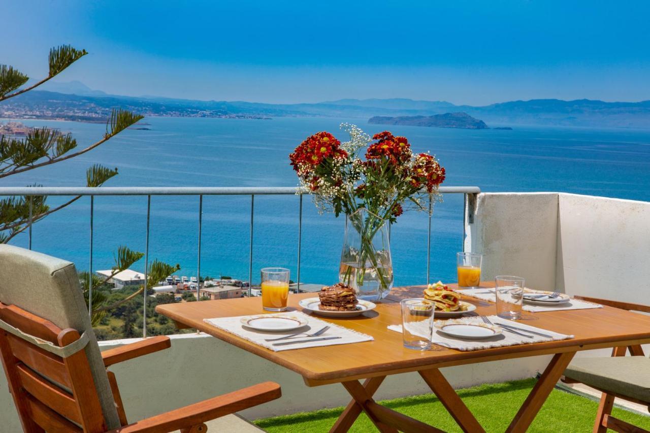Sunset Home With Sea View Chania  ภายนอก รูปภาพ