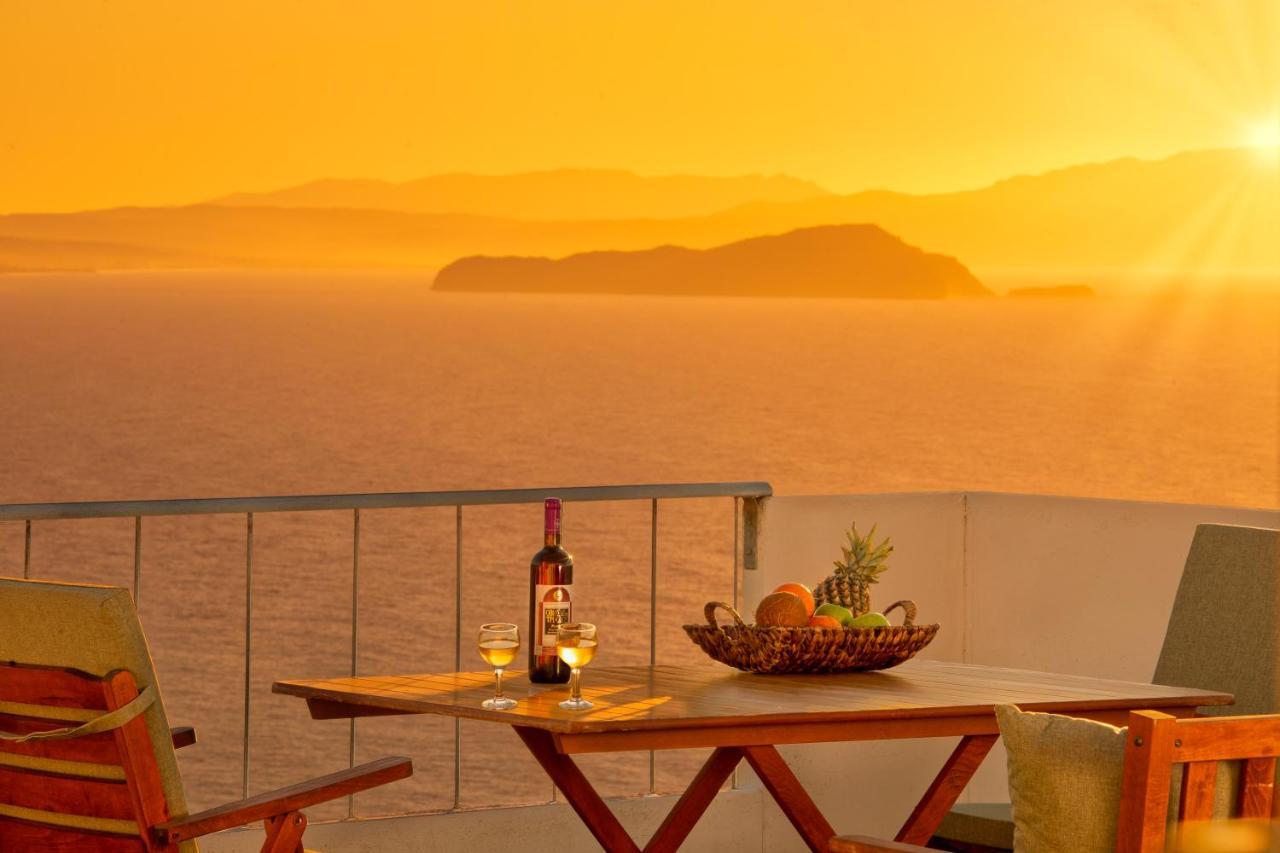 Sunset Home With Sea View Chania  ภายนอก รูปภาพ